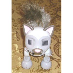ZOOMER Interactive LOVE Meowzies Kitten  Kitty Robot Batteries Size 8" Tall 2016